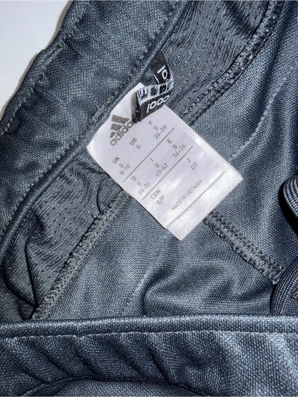 adidas Black Track Pants with Gray Stripes
